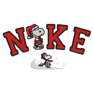 Santa Nike Puppy Digitize